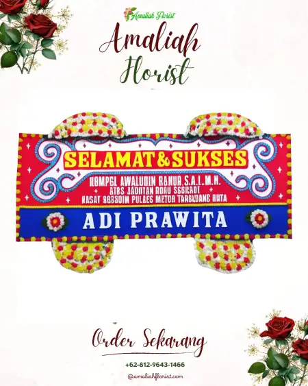 Papan Bunga Ucapan Selamat Sidomukti